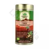 Tulsi Masala Chai Tin Organic India 100g