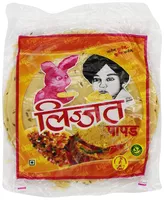 Papad z zielonym chilli Lijjat 200g