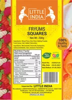 FRYUMS SQUARES  200G BY LITTLE INDIA