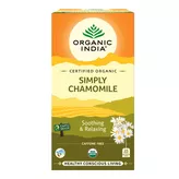 Herbata ziołowa rumianek Simply Chamomile Organic India 25 torebek