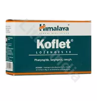 Koflet травяные пастилки для горла Himalaya 10 шт.