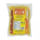 Papad 3D kształt żółte serca Little India 200g