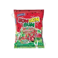 Lizaki arbuzowe z gumą do żucia Watermelon Sandia Bon Bon Bum Colombina 24 szt.