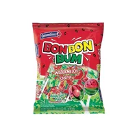 Lizaki arbuzowe z gumą do żucia Watermelon Sandia Bon Bon Bum Colombina 24 szt.