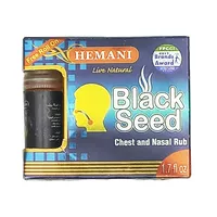 Maść na przeziębienie Black Seed Chest and Nasal Rub Hemani 50ml