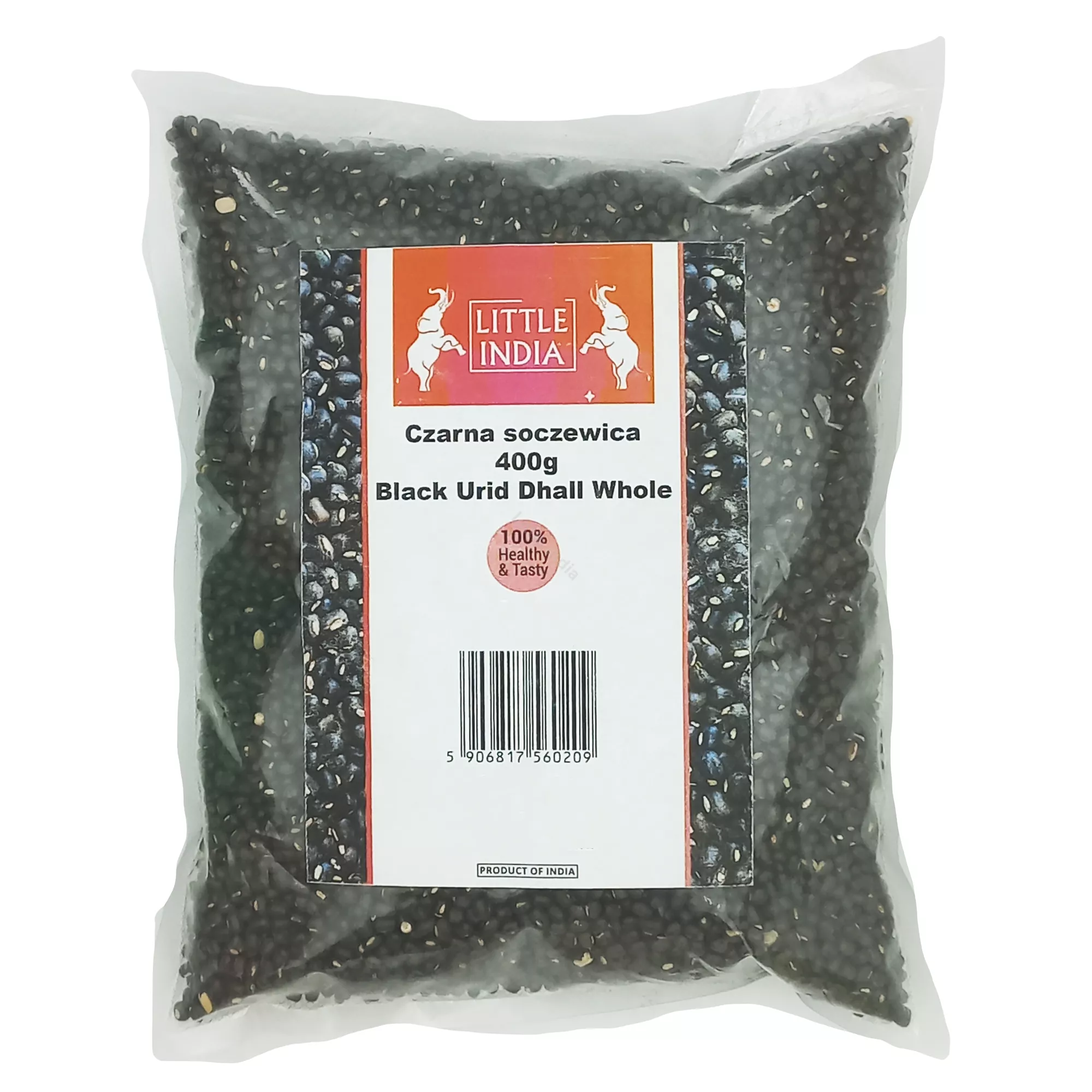 Black Urid Dhall Whole Little India 1kg