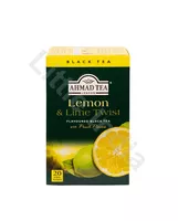 Herbata czarna z cytryną i limonką Lemon and Lime Twist Ahmad Tea 40g