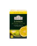 Чёрный чай с лимоном и лаймом Lemon and Lime Twist Ahmad Tea 20 пакетиков