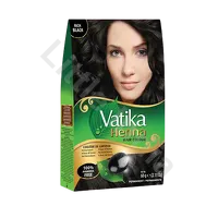 Farba do włosów głęboka czerń Henna Hair Color Dabur Vatika 60g