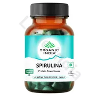 Spirulina – naturalne źródło białka Organic India 60 kapsułek