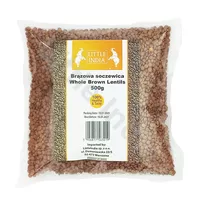 Brown Lentils Whole Little India 500g