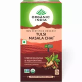 Herbata czarna z przyprawami Tulsi Masala Chai Organic India 25 torebek