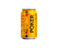 Colombian Lager Beer 4% Cerveza Poker 330ml