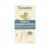 Organic Ashwagandha Releases Stres Boosts Energy Himalaya 60 caplets